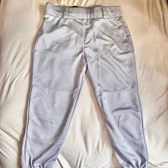 NWT Easton Kids Large Gray Baseball Pant - Picture 2 of 6